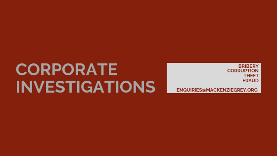 corporate investigations